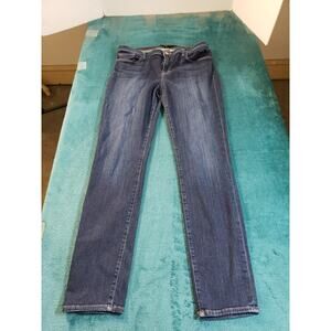 J. Brand Jeans Sz 31 Womens Blue Denim Pants Stretch Mid Rise Oblivion Skinny